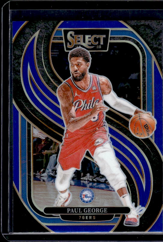 2024-25 Panini Select #159 Paul George Blue Prizm