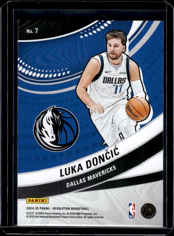 2024-25 Panini Revolution #7 Luka Doncic Vortex