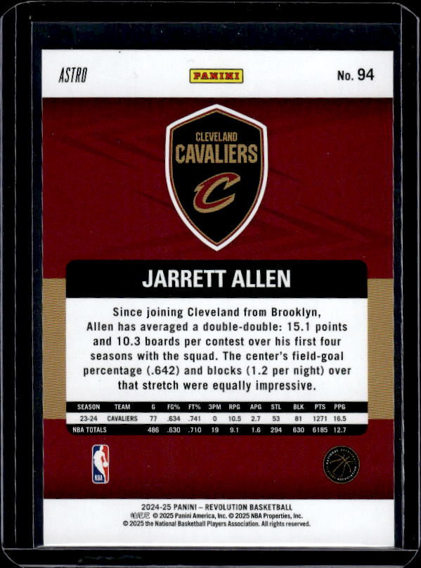 2024-25 Panini Revolution #94 Jarrett Allen