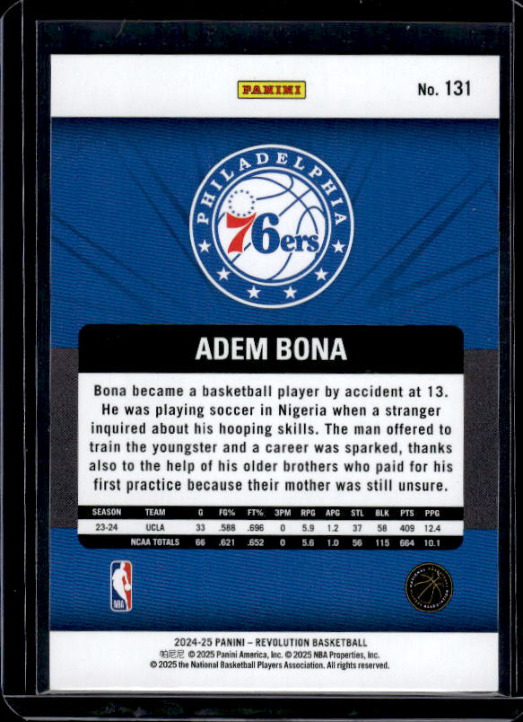 2024-25 Panini Revolution #131 Adem Bona