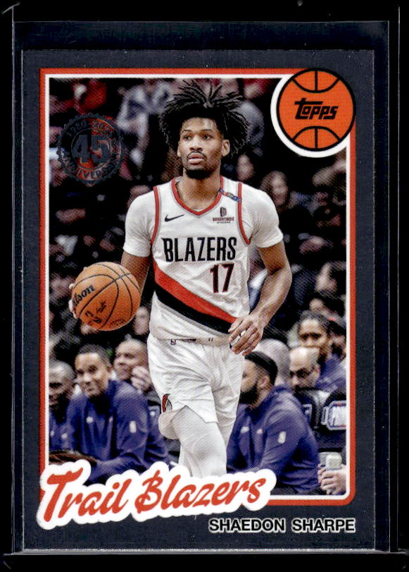 2025-26 Topps #80BK-35 Shaedon Sharpe 1980-81 Topps Basketball