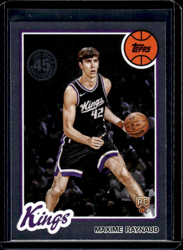 2025-26 Topps #80BK-85 Maxime Raynaud 1980-81 Topps Basketball