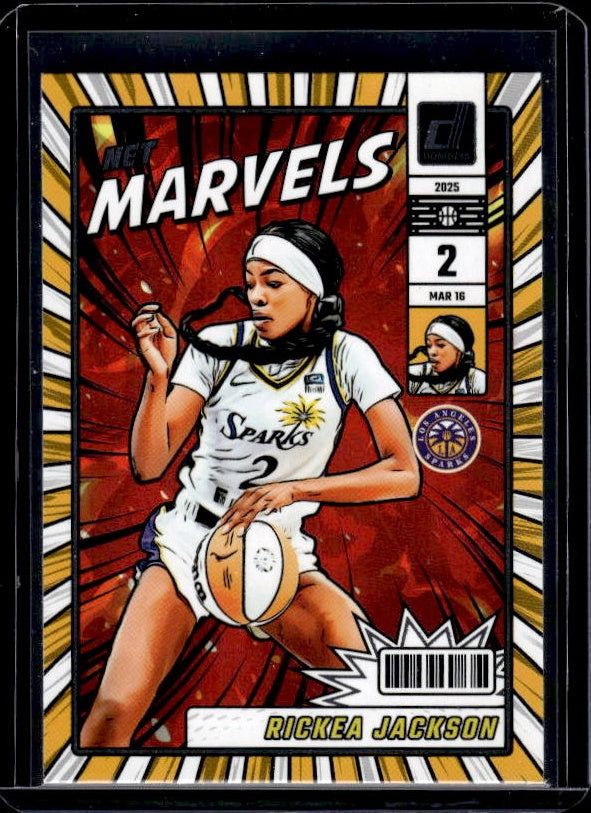 2025 Donruss WNBA #6 Rickea Jackson Net Marvels