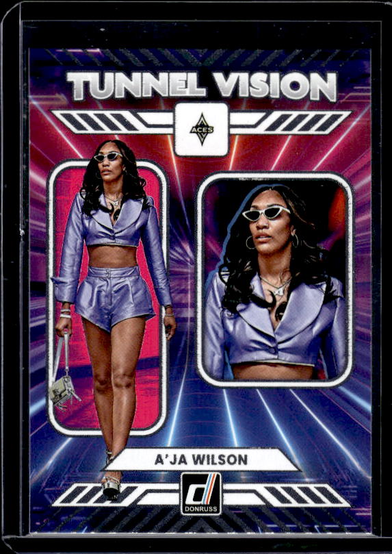 2025 Donruss WNBA #13 A'ja Wilson Tunnel Vision