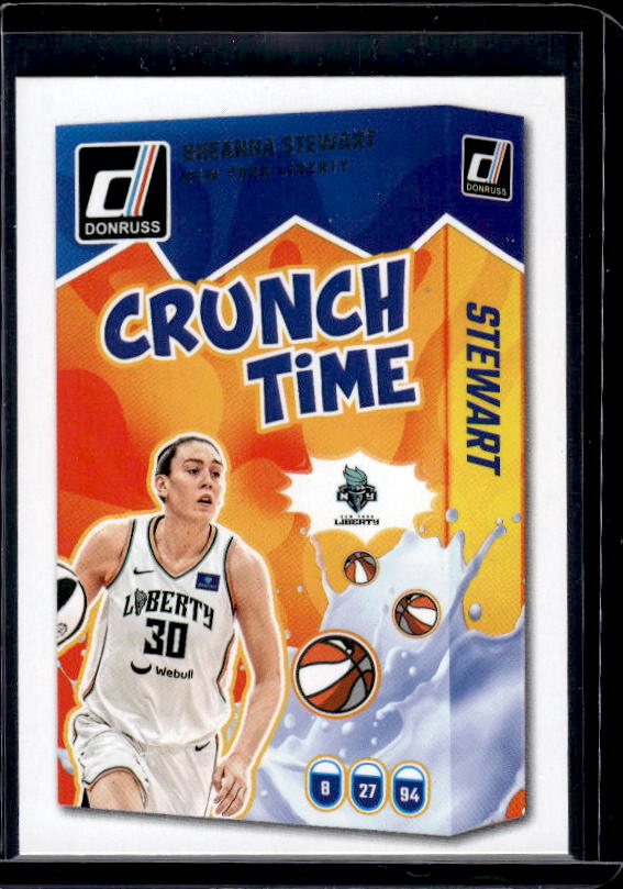 2025 Donruss WNBA #3 Breanna Stewart Crunch Time