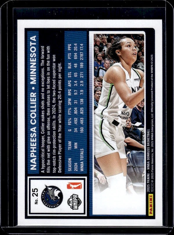 2025 Donruss WNBA #25 Napheesa Collier