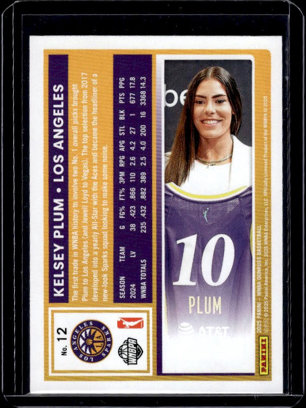 2025 Donruss WNBA #12 Kelsey Plum