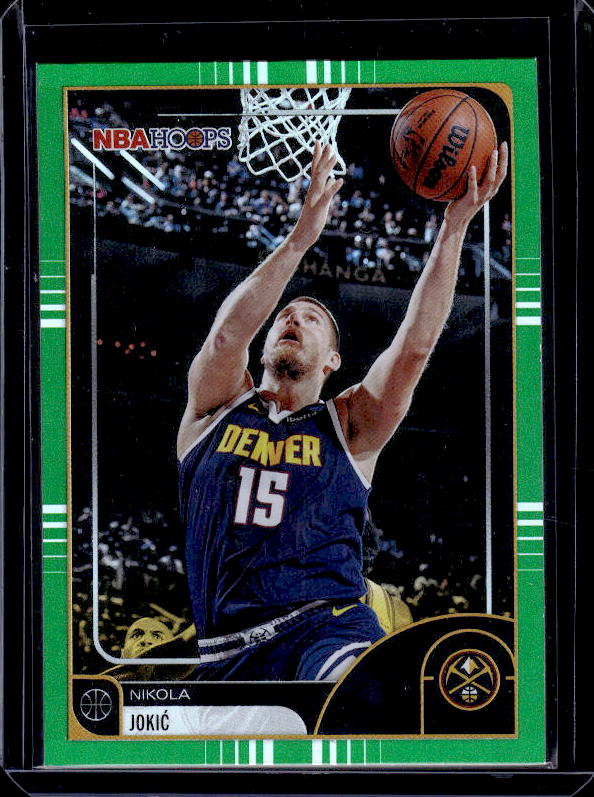2025-26 Hoops #82 Nikola Jokic Green Hoops