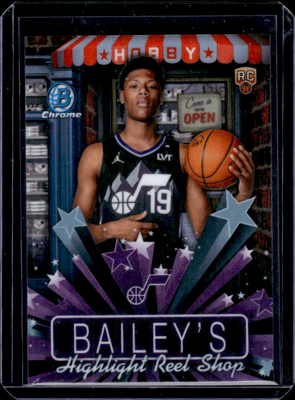 2025-26 Bowman #HS-9 Ace Bailey Hobby Stars Refractor