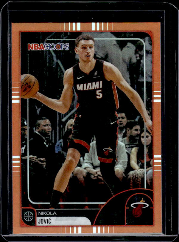 2025-26 Hoops #114 Nikola Jovic Orange Hoops