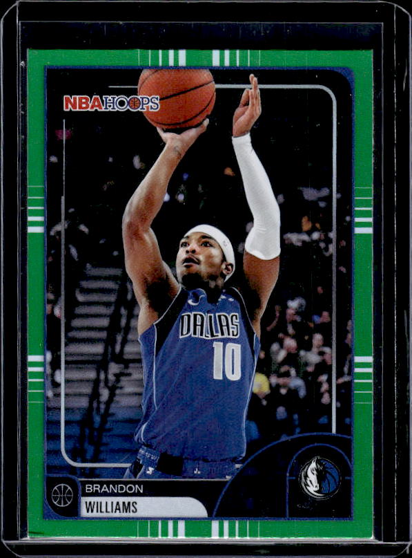 2025-26 Hoops #15 Brandon Williams Green Hoops
