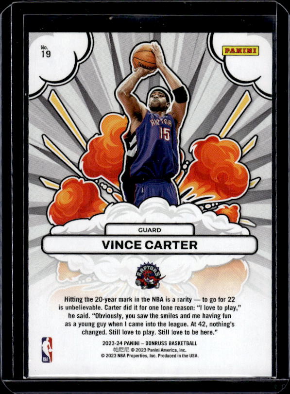 2023-24 Donruss #19 Vince Carter Bomb Squad
