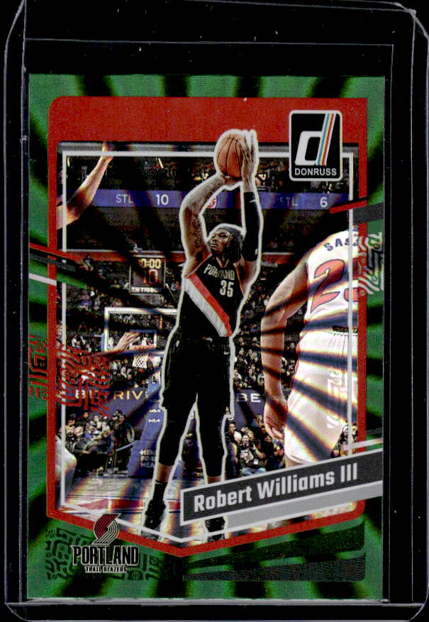 2023-24 Donruss #81 Robert Williams III Green Laser Holo