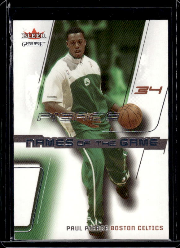 2002-03 Fleer Genuine #NG 5 Paul Pierce Names of the Game