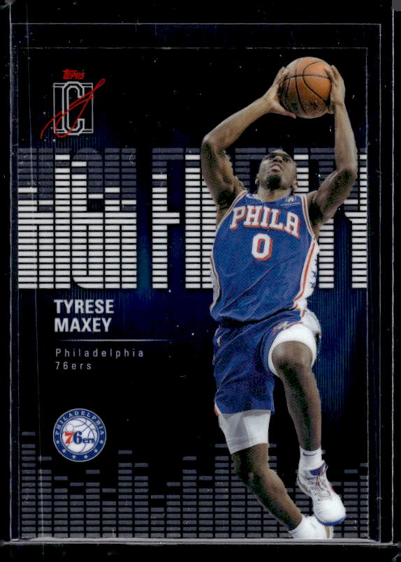 2025-26 Topps Signature Class #HF-28 Tyrese Maxey High Fidelity