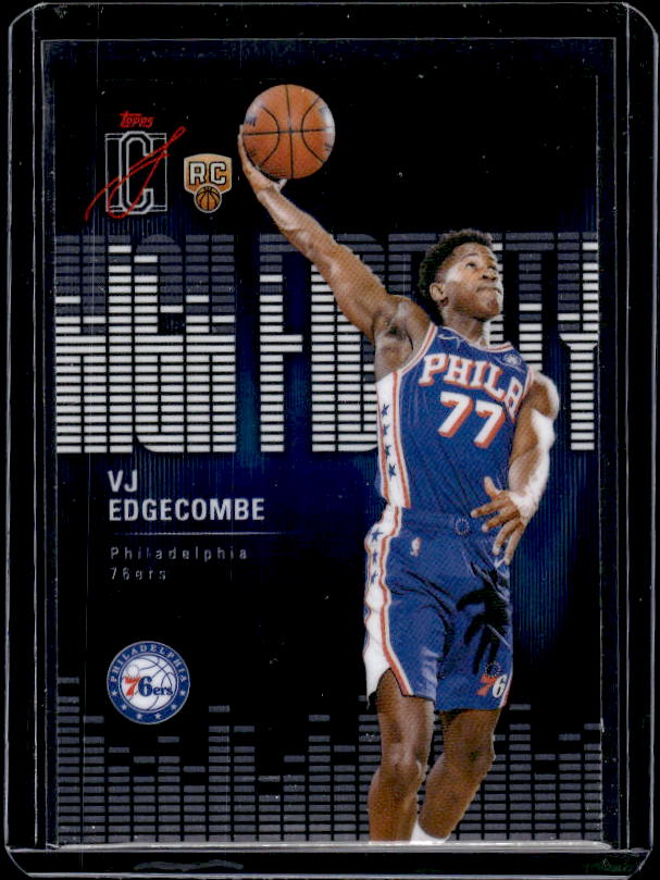 2025-26 Topps Signature Class #HF-3 VJ Edgecombe High Fidelity