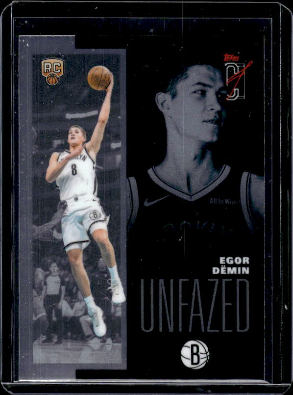 2025-26 Topps Signature Class #FAZE-18 Egor Dëmin Unfazed