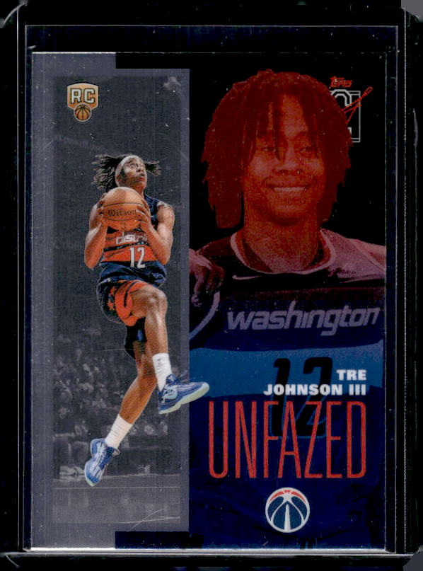 2025-26 Topps Signature Class #FAZE-16 Tre Johnson III Unfazed