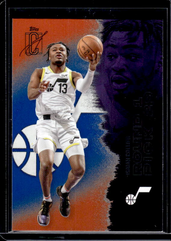 2025-26 Topps Signature Class #5 Isaiah Collier Blue & Orange
