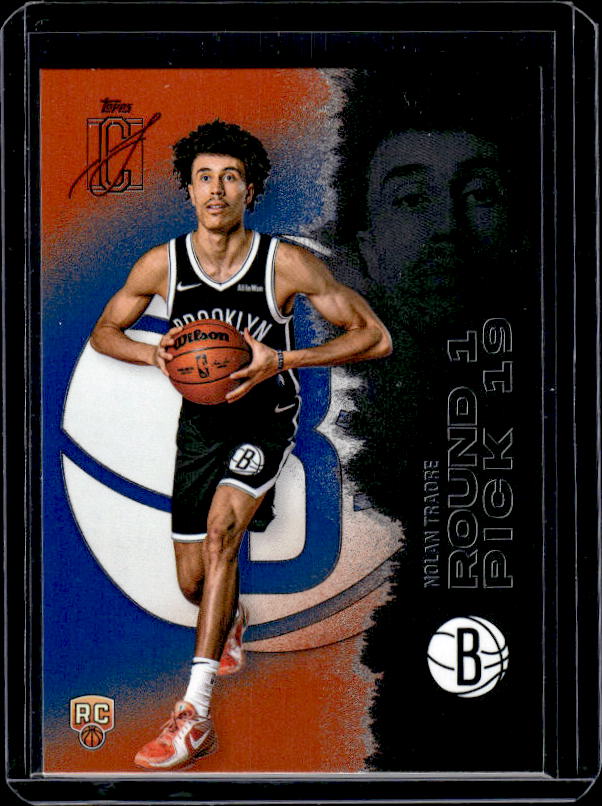 2025-26 Topps Signature Class #115 Nolan Traore Blue & Orange