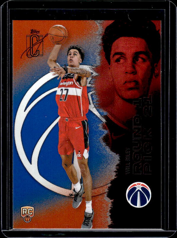 2025-26 Topps Signature Class #117 Will Riley Blue & Orange