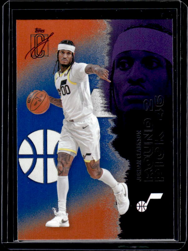 2025-26 Topps Signature Class #100 Jordan Clarkson Blue & Orange