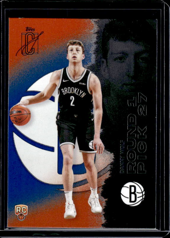 2025-26 Topps Signature Class #123 Danny Wolf Blue & Orange