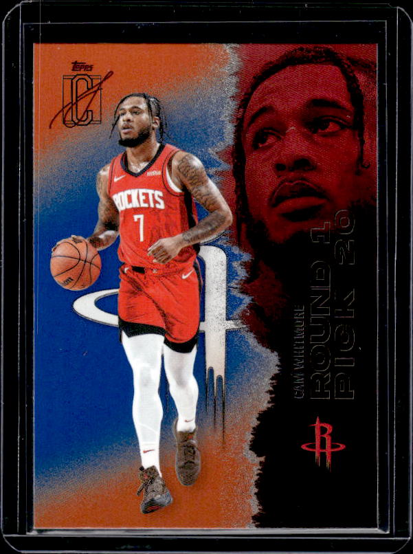 2025-26 Topps Signature Class #69 Cam Whitmore Blue & Orange