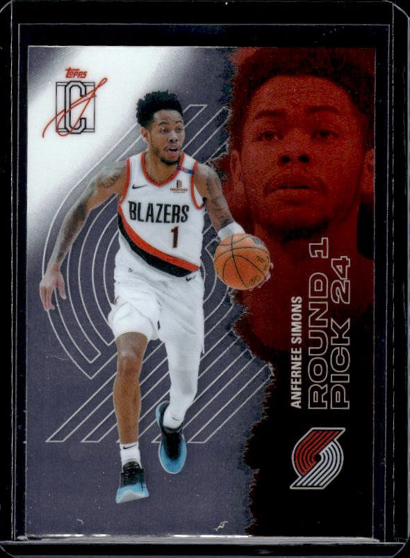 2025-26 Topps Signature Class #70 Anfernee Simons Chrome