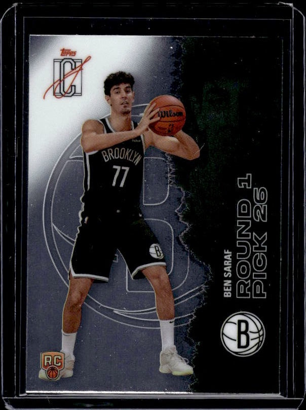 2025-26 Topps Signature Class #122 Ben Saraf Chrome