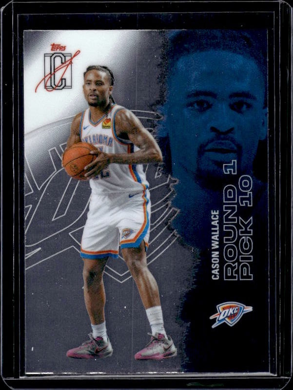 2025-26 Topps Signature Class #31 Cason Wallace Chrome