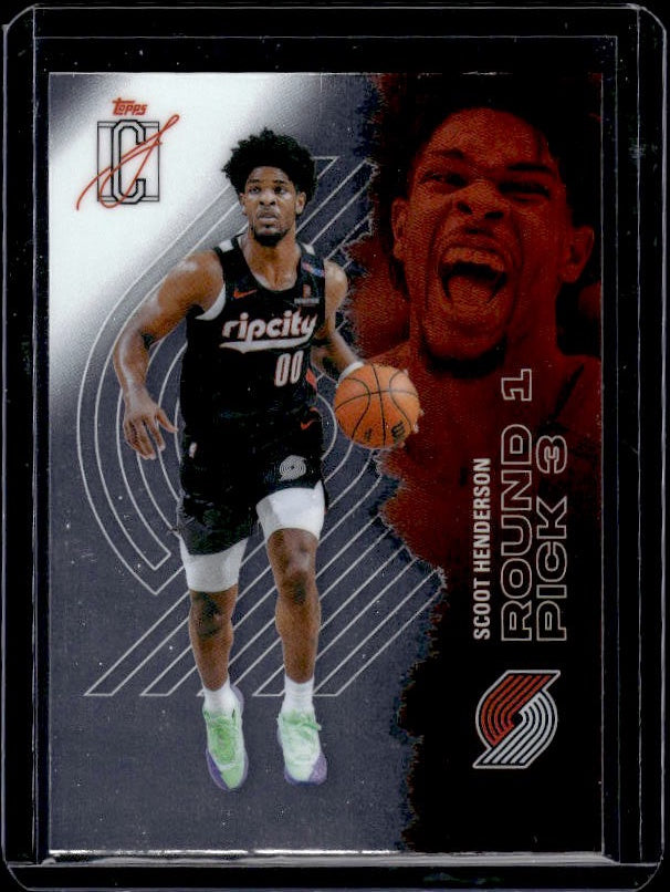 2025-26 Topps Signature Class #75 Scoot Henderson Chrome