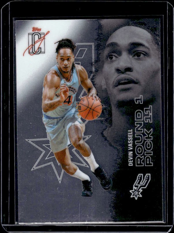 2025-26 Topps Signature Class #34 Devin Vassell Chrome