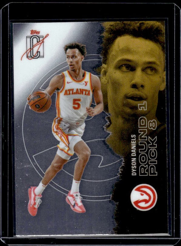 2025-26 Topps Signature Class #26 Dyson Daniels Chrome