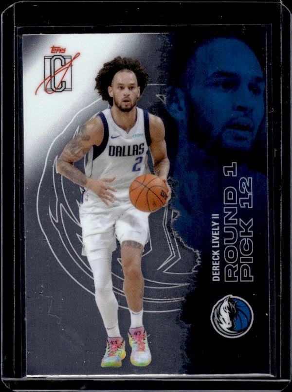 2025-26 Topps Signature Class #86 Dereck Lively II Chrome