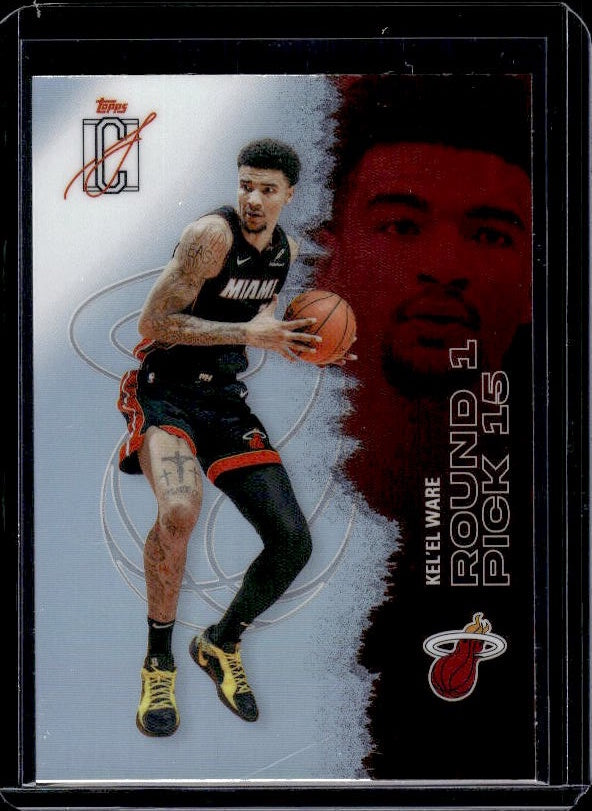 2025-26 Topps Signature Class #30 Kel'el Ware Refracor