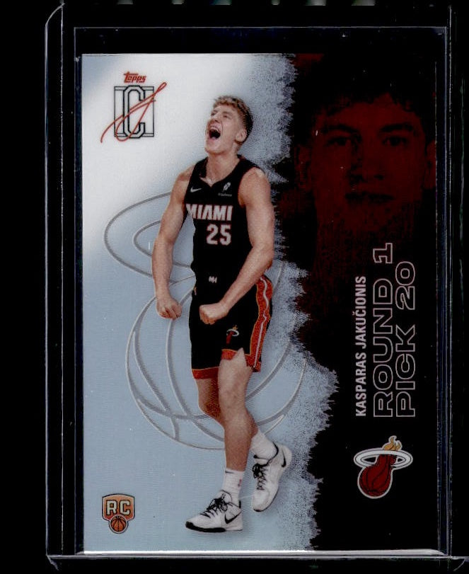 2025-26 Topps Signature Class #116 Kasparas Jakučionis Refractor