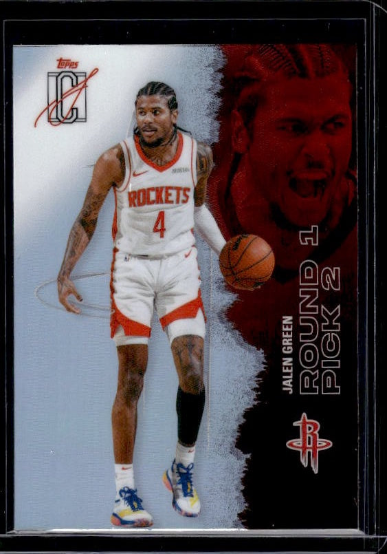 2025-26 Topps Signature Class #67 Jalen Green Refractor
