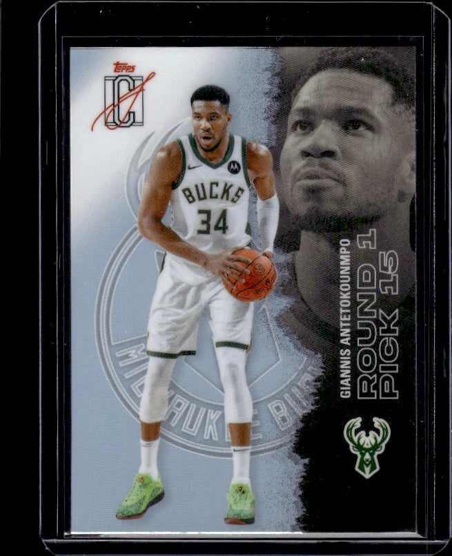 2025-26 Topps Signature Class #56 Giannis Antetokounmpo Refractor
