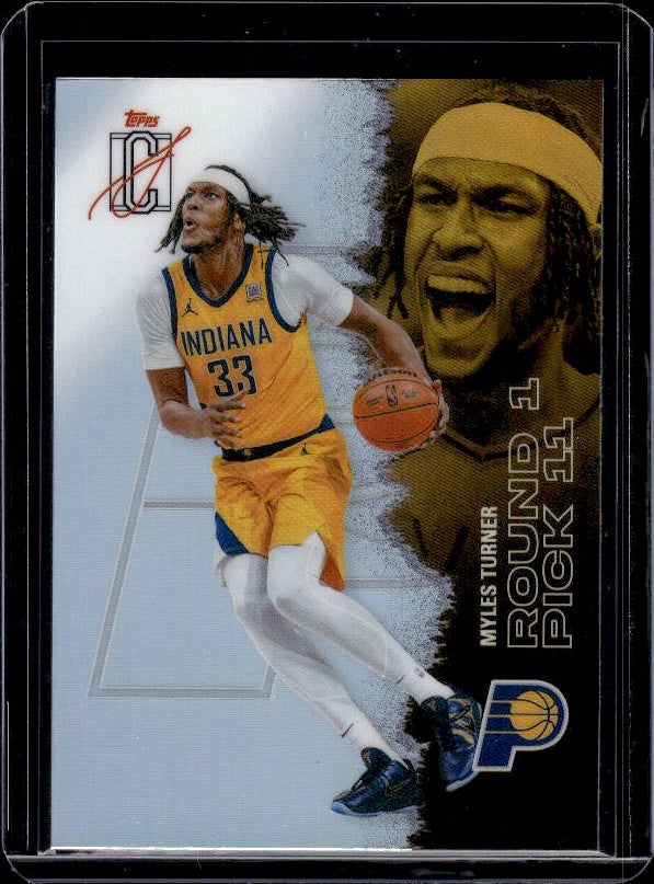 2025-26 Topps Signature Class #92 Myles Turner Refractor