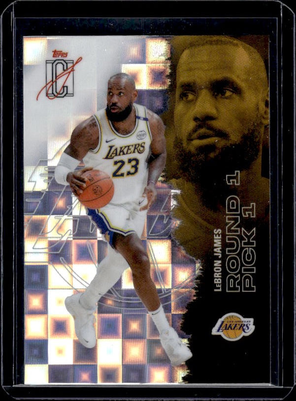 2025-26 Topps Signature Class #51 LeBron James Pandora Refractor
