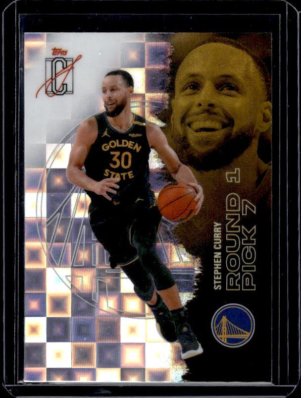 2025-26 Topps Signature Class #52 Stephen Curry Pandora Refractor