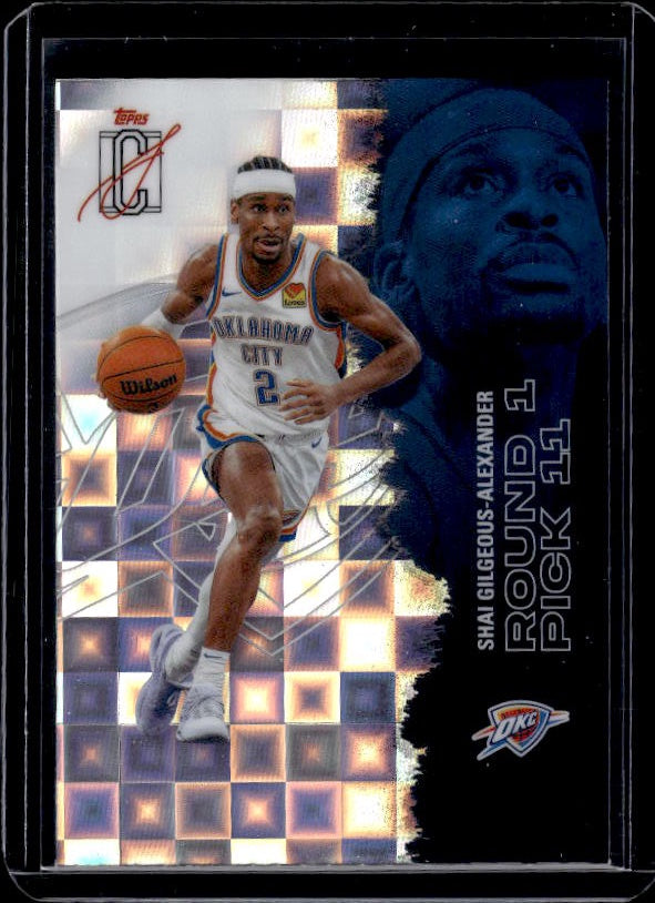2025-26 Topps Signature Class #54 Shai Gilgeous-Alexander Pandora Refractor