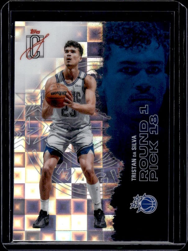 2025-26 Topps Signature Class #43 Tristan da Silva Pandora Refractor