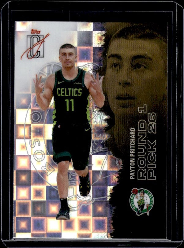 2025-26 Topps Signature Class #42 Payton Pritchard Pandora Refractor