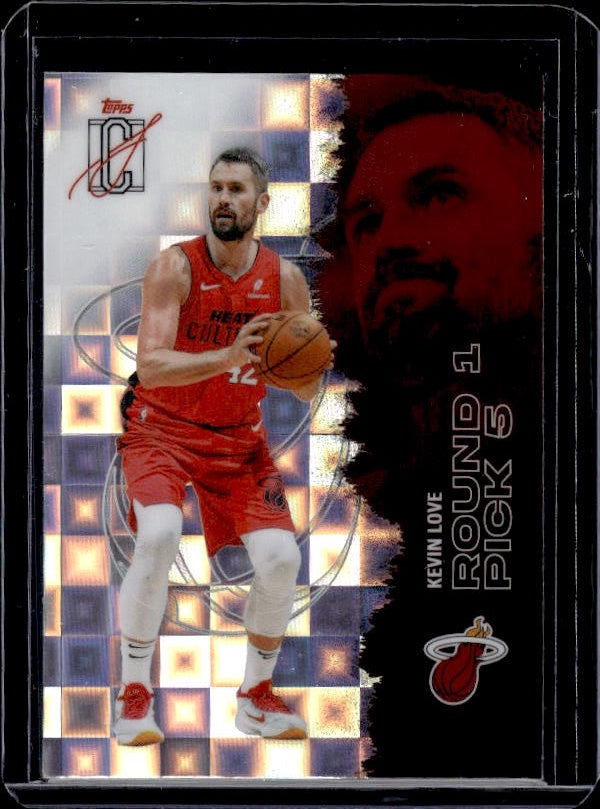 2025-26 Topps Signature Class #15 Kevin Love Pandora Refractor