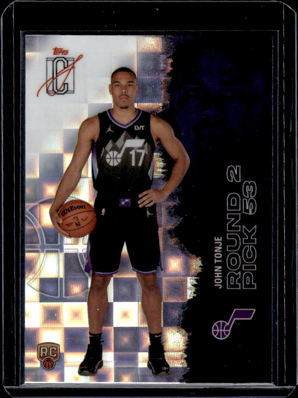 2025-26 Topps Signature Class #144 John Tonje Pandora Refractor