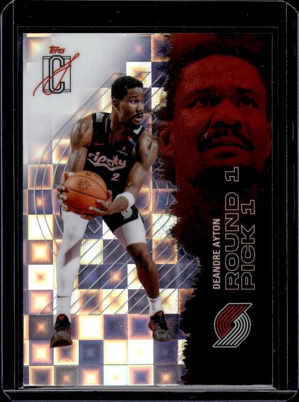2025-26 Topps Signature Class #22 Deandre Ayton Pandora Refractor
