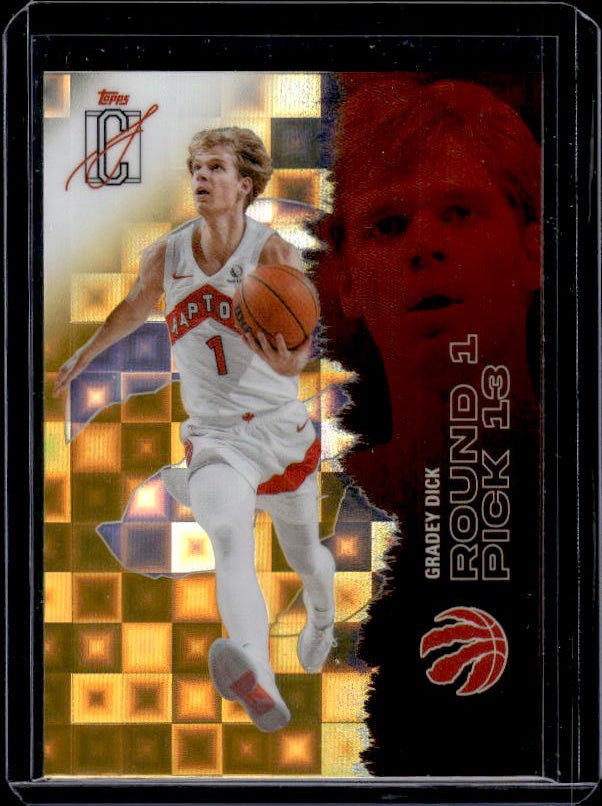 2025-26 Topps Signature Class #6 Gradey Dick Yellow Pandora