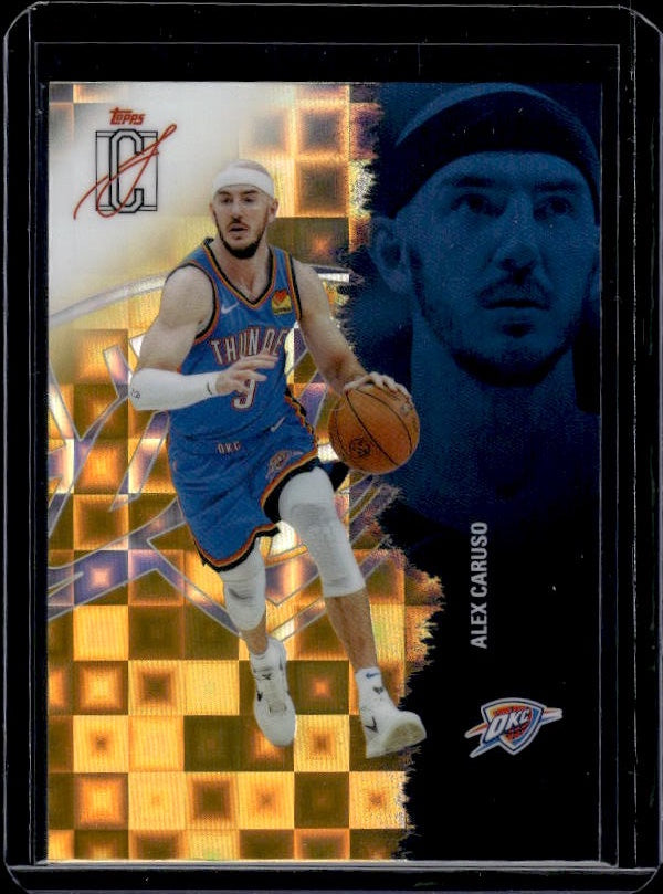 2025-26 Topps Signature Class #97 Alex Caruso Yellow Pandora